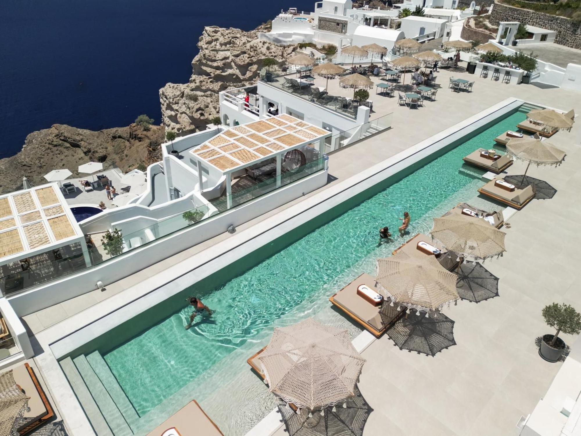 Apeiron Blue Santorini Fira (Santorini) Exterior foto