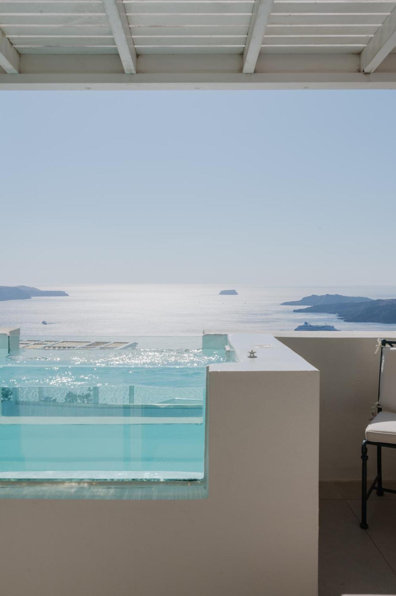 Apeiron Blue Santorini Fira (Santorini) Exterior foto