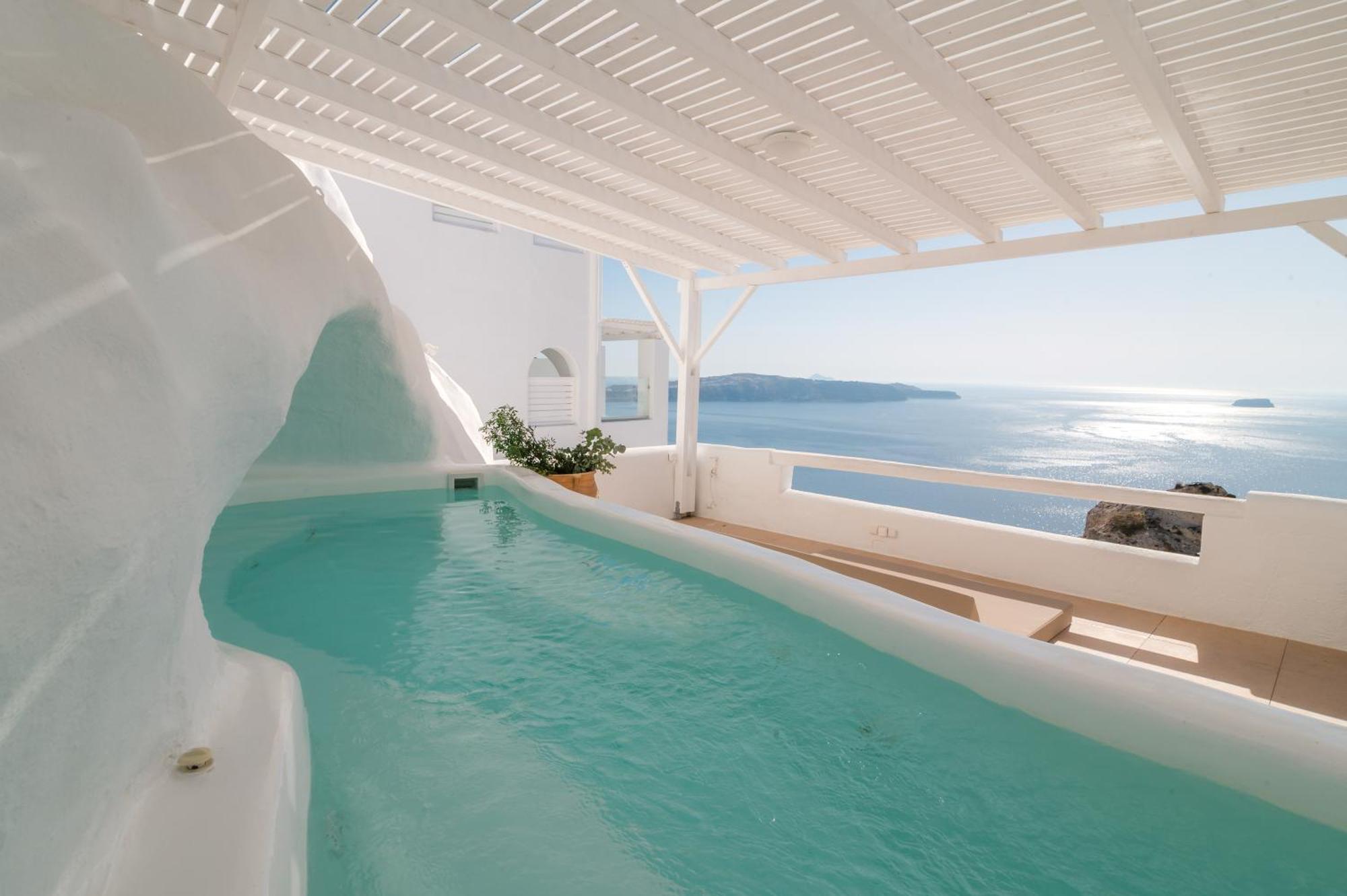 Apeiron Blue Santorini Fira (Santorini) Exterior foto