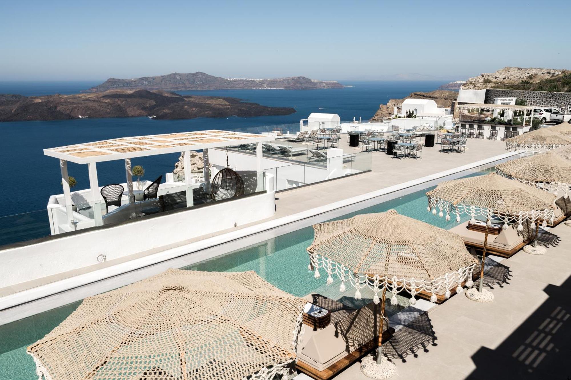 Apeiron Blue Santorini Fira (Santorini) Exterior foto